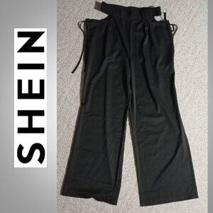 NWT SHEIN SXY peek a boo pants size large